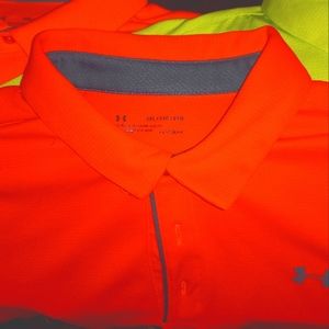 3 Under Armour brand polo shirts 2XL Three colors!